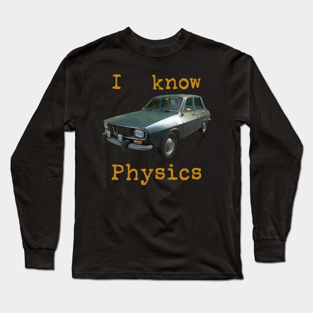 PUBG Physics Long Sleeve T-Shirt by SlyFoxin